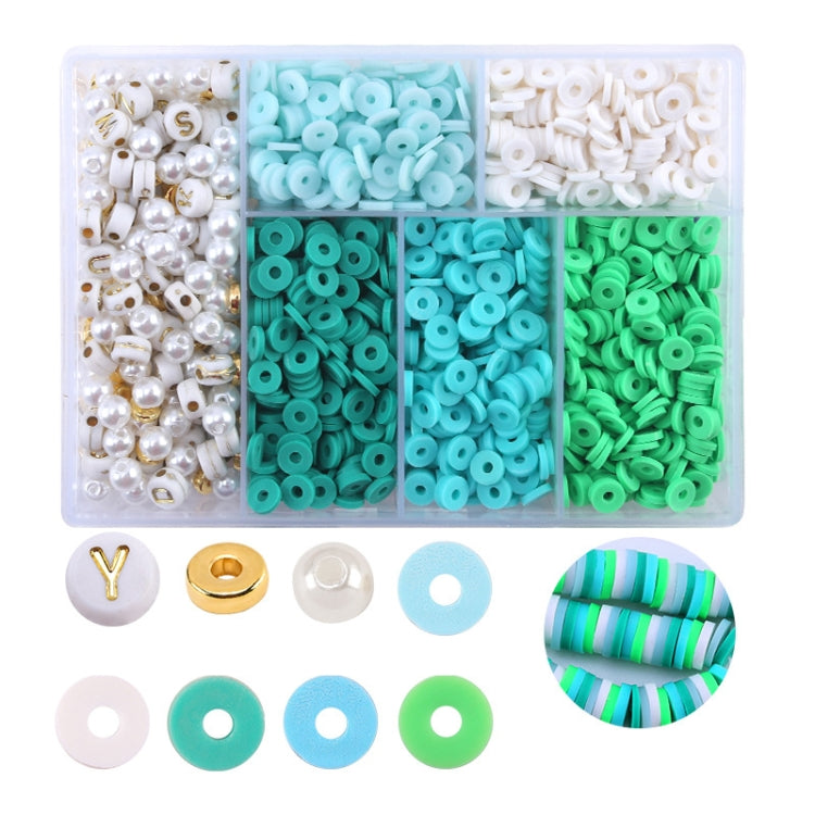 2 pezzi 6 griglie set di perline in ceramica morbida creazione di braccialetti fai da te, Mixed, Orange, Black, Purple, Blue, Green, Pink