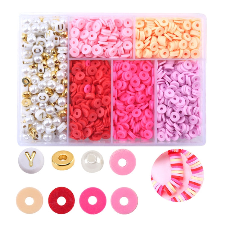 2 pezzi 6 griglie set di perline in ceramica morbida creazione di braccialetti fai da te, Mixed, Orange, Black, Purple, Blue, Green, Pink