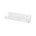 Casa Cucina Ufficio Libri Mensola in acrilico fissata al muro, Acrylic Shelf 30x10x6cm, Acrylic Shelf 40x10x6cm