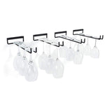 Portabicchieri capovolto in ferro battuto per uso domestico, Goblet Upside Down Cup Holder