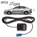 2PCS Car DVD Navigation GPS Satellite Antenna Amplificatore Interfaccia SMA/FAKRA-C, Plastic Base