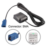 2PCS Car DVD Navigation GPS Satellite Antenna Amplificatore Interfaccia SMA/FAKRA-C, Plastic Base