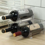 Scatola di immagazzinaggio di bevande per birra per frigorifero con supporto per vino rosso a strati in PET, TX506