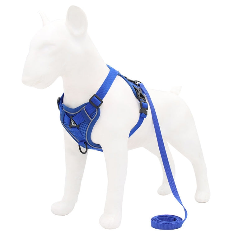 HT-864 Pet Traction Rope Gilet riflettente traspirante per cinturino pettorale per cani, dimensioni:, S, M, L, XL