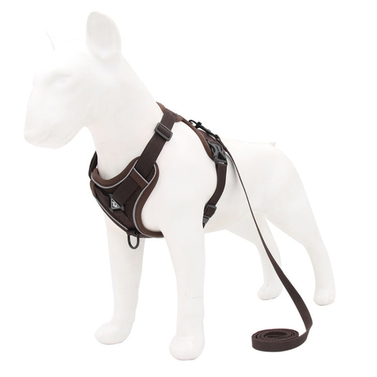 HT-864 Pet Traction Rope Gilet riflettente traspirante per cinturino pettorale per cani, dimensioni:, S, M, L, XL