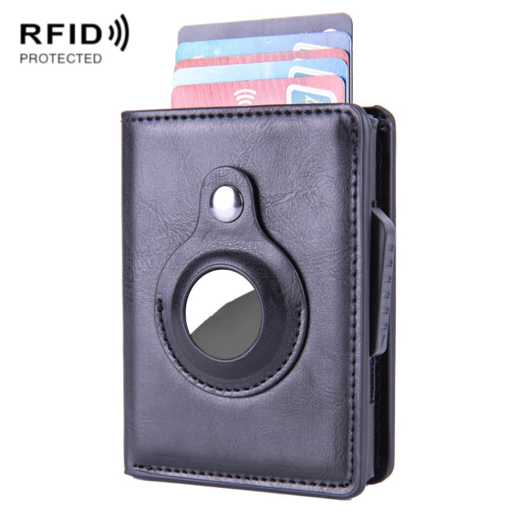 Portacarte Antifurto RFID in Pelle Spazzolata