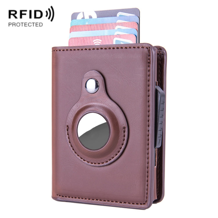 Portacarte Antifurto RFID in Pelle Spazzolata