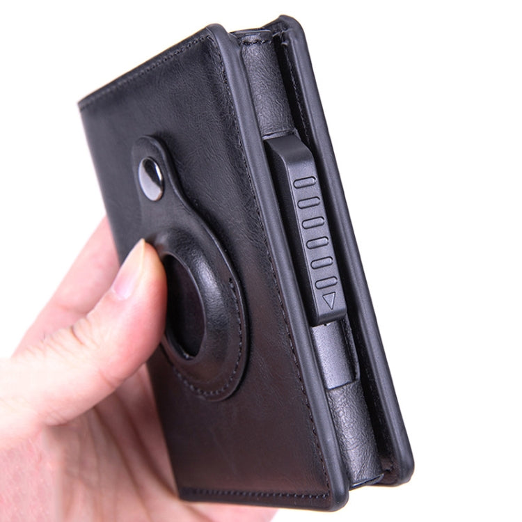 Portacarte Antifurto RFID in Pelle Spazzolata