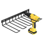 Rack di stoccaggio per utensili da trapano portatile montato a parete, Complete set, Single Rack
