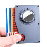 Porta carte antifurto AK-1 RFID in alluminio per AirTag