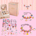 Braccialetto di perline fai-da-te per bambini Accessori per gioielli per bambini, Rainbow Sugar With Storage Box, Heart of  Ocean With Storage Box, Sakura Pink With Storage Box, Rainbow Sugar Without Box, Heart of  Ocean Without Box                    ...