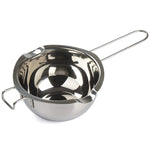 Crogiolo in acciaio inox per sciogliere cioccolato 28x16x8cm