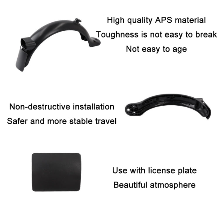 Parafango/fanale posteriore per scooter elettrico per Xiaomi Mijia Pro2, Fender+Tail Light