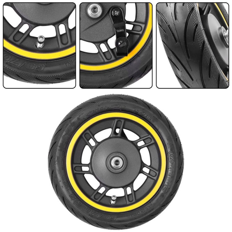Ruota anteriore per scooter elettrico da 10 pollici senza camera d'aria per Ninebot MAX G30, Front Wheel Tubeless