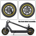 Ruota anteriore per scooter elettrico da 10 pollici senza camera d'aria per Ninebot MAX G30, Front Wheel Tubeless