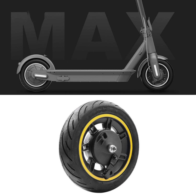 Ruota anteriore per scooter elettrico da 10 pollici senza camera d'aria per Ninebot MAX G30, Front Wheel Tubeless