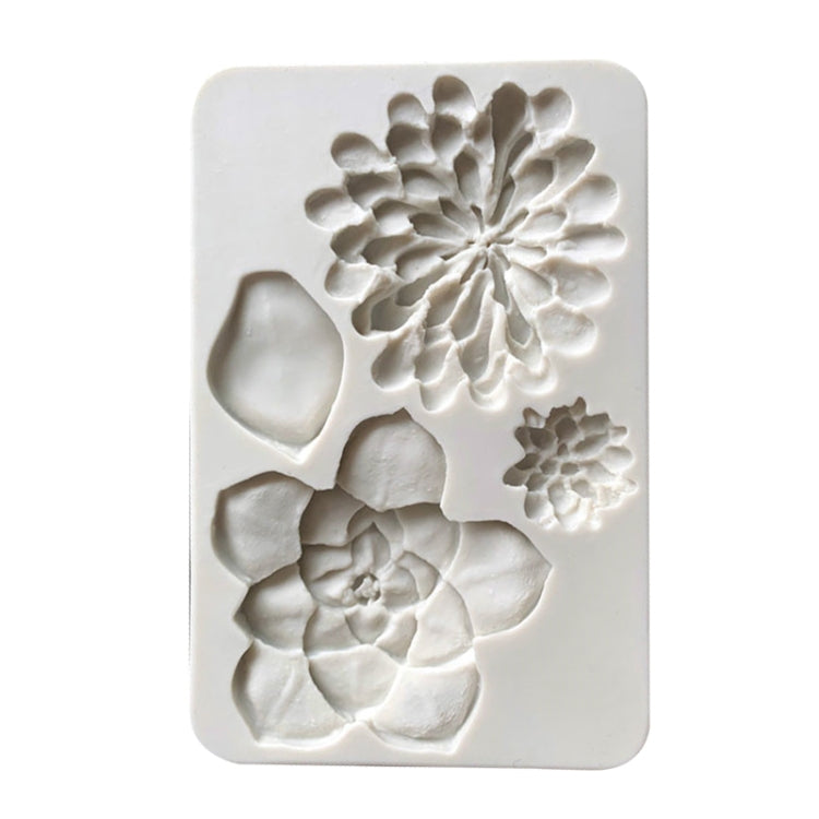 Stampo in silicone per torta fondente al cioccolato 2 pezzi, Big Flower