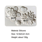 Stampo in silicone per torta fondente al cioccolato 2 pezzi, Big Flower