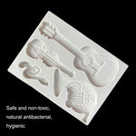 5 pezzi castello musicale stampo in silicone cioccolato fondente decorazioni per torte, stile:, Triangle, Rectangle