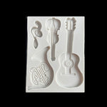 5 pezzi castello musicale stampo in silicone cioccolato fondente decorazioni per torte, stile:, Triangle, Rectangle