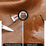 WEIXIER D245 Borsa da lavoro per uomo Zaino a spalla di grande capacità, D245 Black, D245 Light Brown, D245 Dark Brown