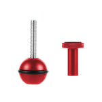 Adattatore vite regolabile per testa a sfera 1/4" compatibile DJI