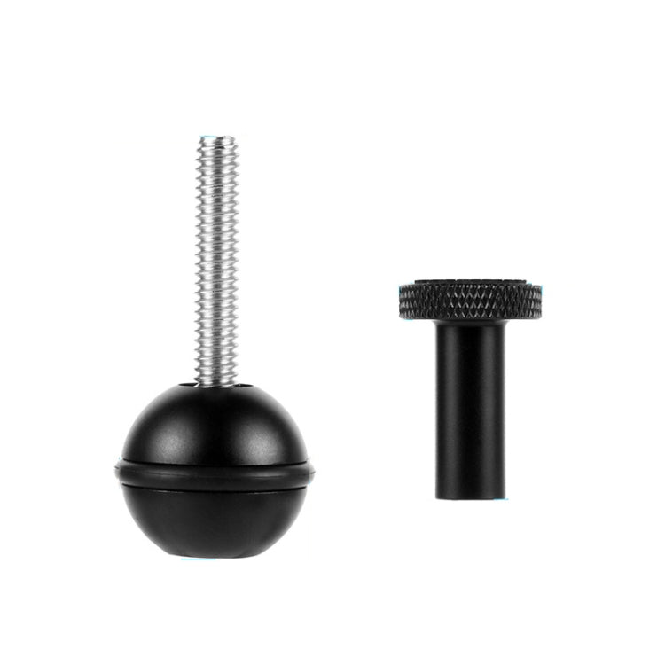 Adattatore vite regolabile per testa a sfera 1/4" compatibile DJI