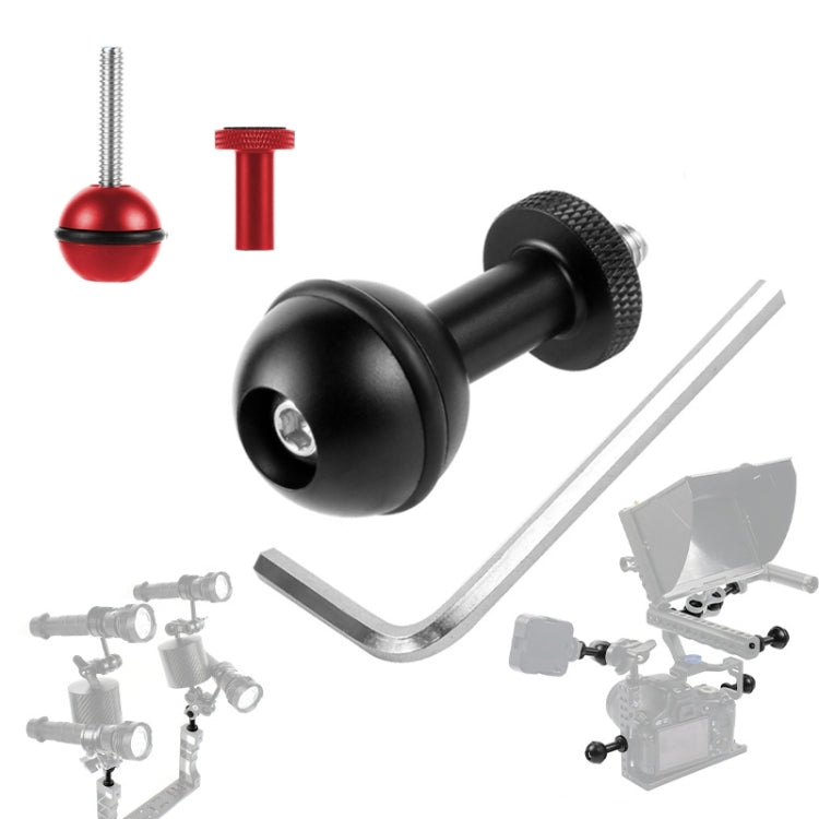 Adattatore vite regolabile per testa a sfera 1/4" compatibile DJI