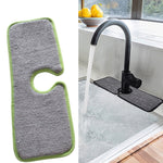 5 pezzi tampone di scarico per lavabo tampone assorbente per pulizia a secco asciugamano in fibra tappetino per acqua colore consegna casuale, dimensioni:, 38x13.5cm, 46x10cm, 46x15cm, 62.5x13cm