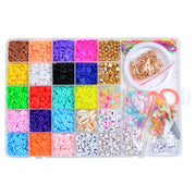 25 Grid 6mm Soft Ceramic Bead Flakes Braccialetto fai da te Collana Materiali per la realizzazione di materiali, 25 Grid