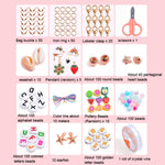 25 Grid perline ceramiche 6mm per braccialetti fai da te