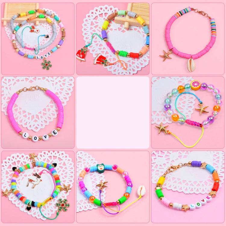 25 Grid perline ceramiche 6mm per braccialetti fai da te