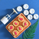 2 strumenti per la cottura di stampi per pasticceria pressati a mano rotondi Moon Festival, modello:, 10, 24, 25, 26, 28, 29, 30, 31, 33, 35, 36, 37, 41, 42, 21