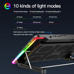 CoolCold F5 Staffa regolabile con 6 ventole per laptop fino 17"