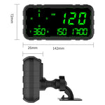 GPS Head-up Display Velocità Chilometraggio Bussola Auto Generale, C3012 GPSHUD