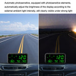 GPS Head-up Display Velocità Chilometraggio Bussola Auto Generale, C3012 GPSHUD