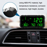 GPS Head-up Display Velocità Chilometraggio Bussola Auto Generale, C3012 GPSHUD