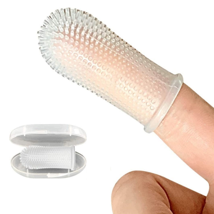 Spazzolino da denti per la pulizia orale dell'impalcatura dei denti in silicone per animali domestici da 5 pezzi, Upgraded White, White, Blue, Red