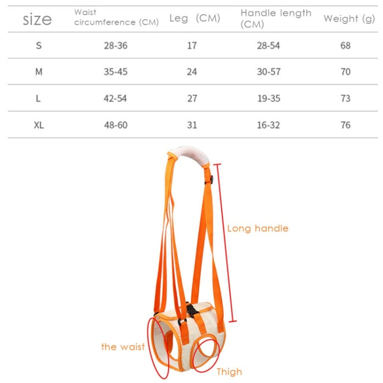 Cintura di assistenza al guinzaglio per animali domestici per cani anziani disabili postoperatori, Simple, Hind Legs S, Hind Legs M, Hind Legs L, Hind Legs XL, Front Legs S, Front Legs M, Front Legs L