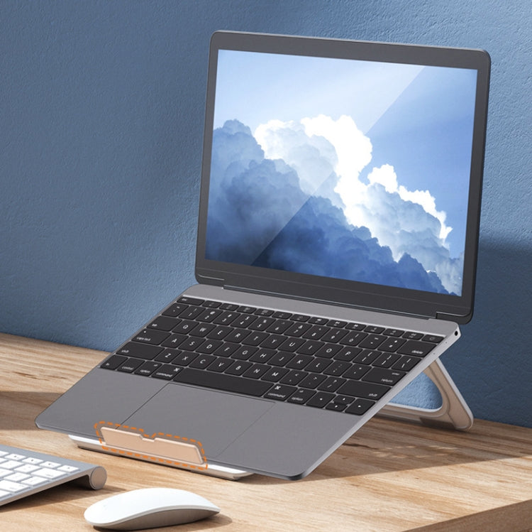 D33 Staffa di raffreddamento per laptop a 2 ventole Staffa per tablet sollevabile portatile pieghevole, White, Black