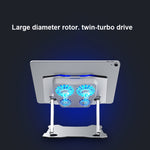 Radiatore per laptop in lega di alluminio con supporto per tablet X16 con 4 ventole, X16 Tablet