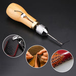 Strumento per cucire in pelle fai-da-te fatto a mano Strumento per intagliare la pelle, Sewing Device