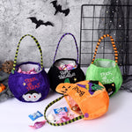 Sacchetto di stoffa regalo per bambini 2 sacchetti di caramelle per Halloween