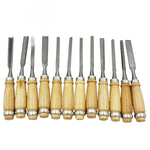 Coltello Coltello da intaglio Lavorazione del legno Scalpello Radice Intaglio Strumenti per intaglio del legno, 12 PCS / Set