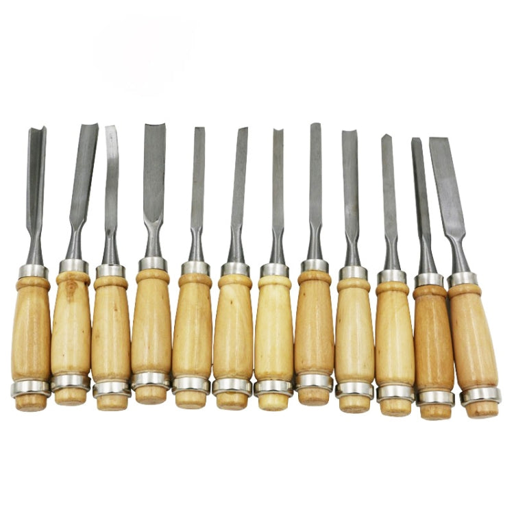Coltello Coltello da intaglio Lavorazione del legno Scalpello Radice Intaglio Strumenti per intaglio del legno, 12 PCS / Set
