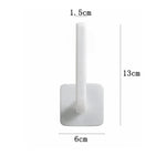 10 PCS No Punching Traceless Sticker Appendiabiti da parete con gancio a forma di L., Hanging Rack