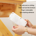 30 PCS Traceless Wall Hanging Multifunzione Rack Plug-in, Specifiche:, Single, Double