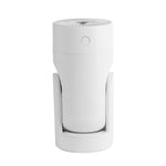 L09 USB Plug-in Umidificatore a luce notturna rotante colorato, White, Pink, Black