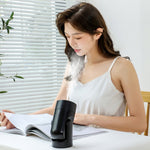 L09 USB Plug-in Umidificatore a luce notturna rotante colorato, White, Pink, Black