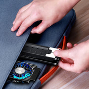 Staffa per radiatore per laptop Base di raffreddamento raffreddata ad aria per archiviazione pieghevole, stile:, Double Fan, Four Fan